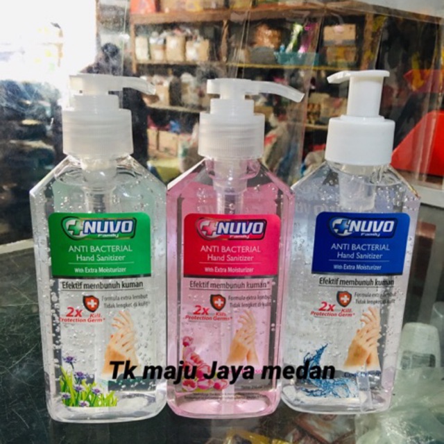 Nuvo Hand Sanitizer 250ml Pump Medan