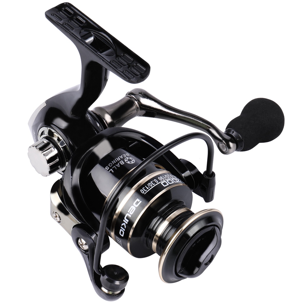 Double Handle Reel Pancing 1000-5000 Metal Spool Reel Max Drag 10kg Pancing Putar Spinning Fishing Reel with Free Line