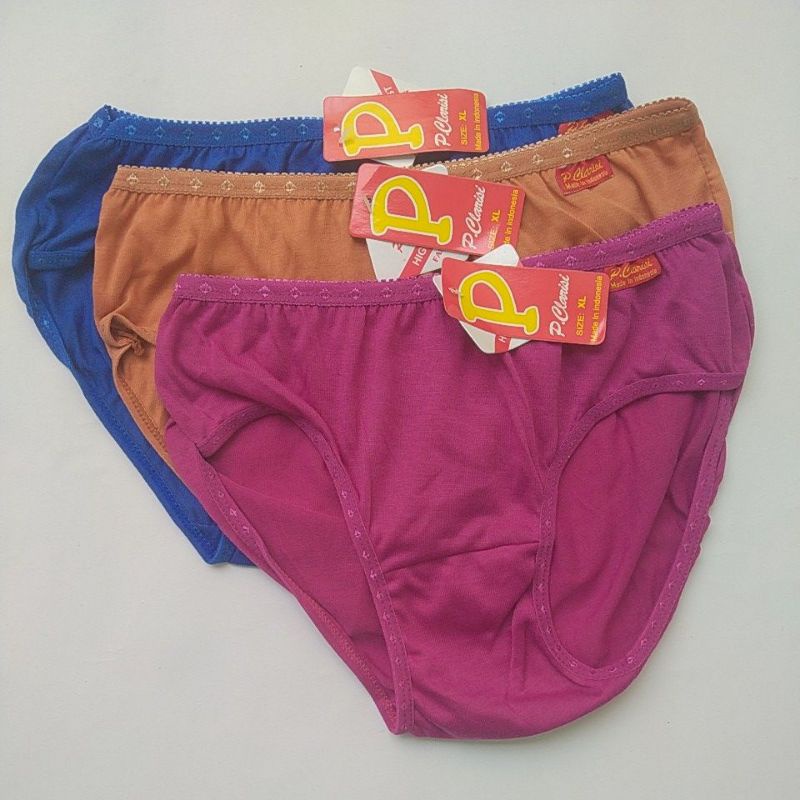 UNDIES CELANA DALAM WANITA POLOS BASIC IMPORT BAHAN LEBIH MELAR DAN LEBIH ADEM WARNA MENARIK