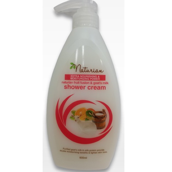 Naturian 600ml Shower Cream