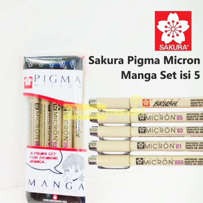 

Promo Awal tahun Sakura Pigma Micron Manga Drawing Set 5 - Drawing Pen Big Sale