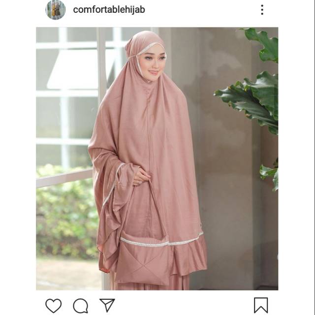 Mukena comfortable hijab sashimi