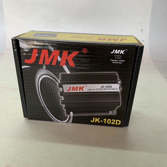 Power Amplifier Aktif JMK 102D 2 Chanel Stereo Bluetooth USB MP3 FM
