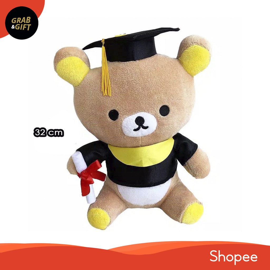 Boneka Wisuda Rilakuma Graduation Rilakkuma