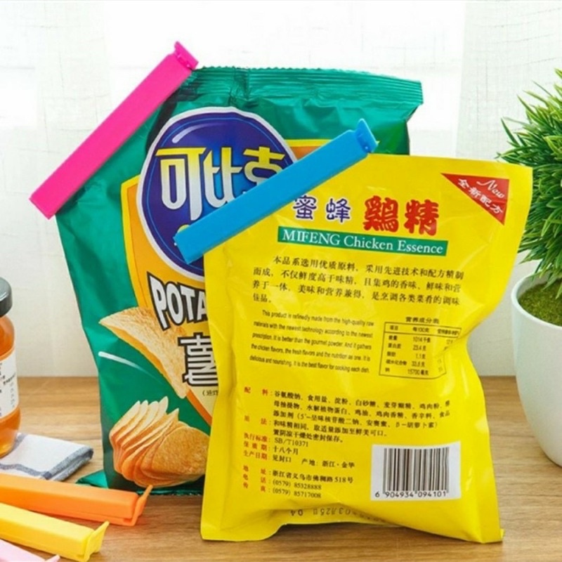 SEALING CLIP SNACK FOOD PENJEPIT PENUTUP MAKANAN SNACK/KLIP KEMASAN PROMO SEN