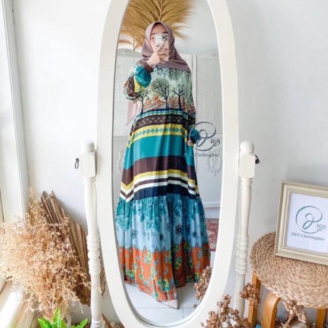 DYN ATA DRESS / DYN ATTA DRESS / DYN CLOTHINGLINE / DRESS KATUN PREMIUM / DRESS MOTIF / DRESS PGMTA