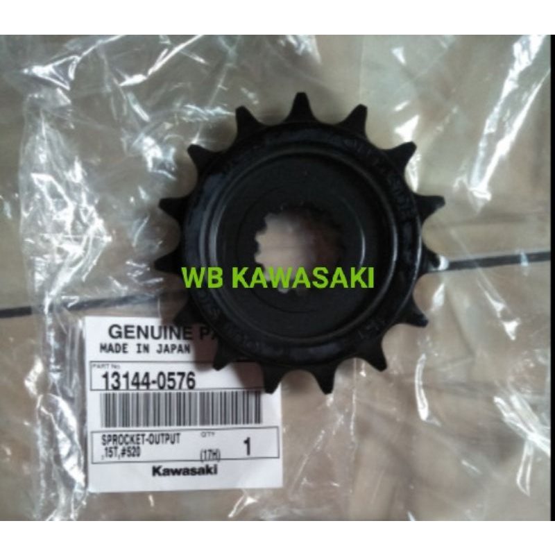 Gear depan kawasaki er6 original 15T