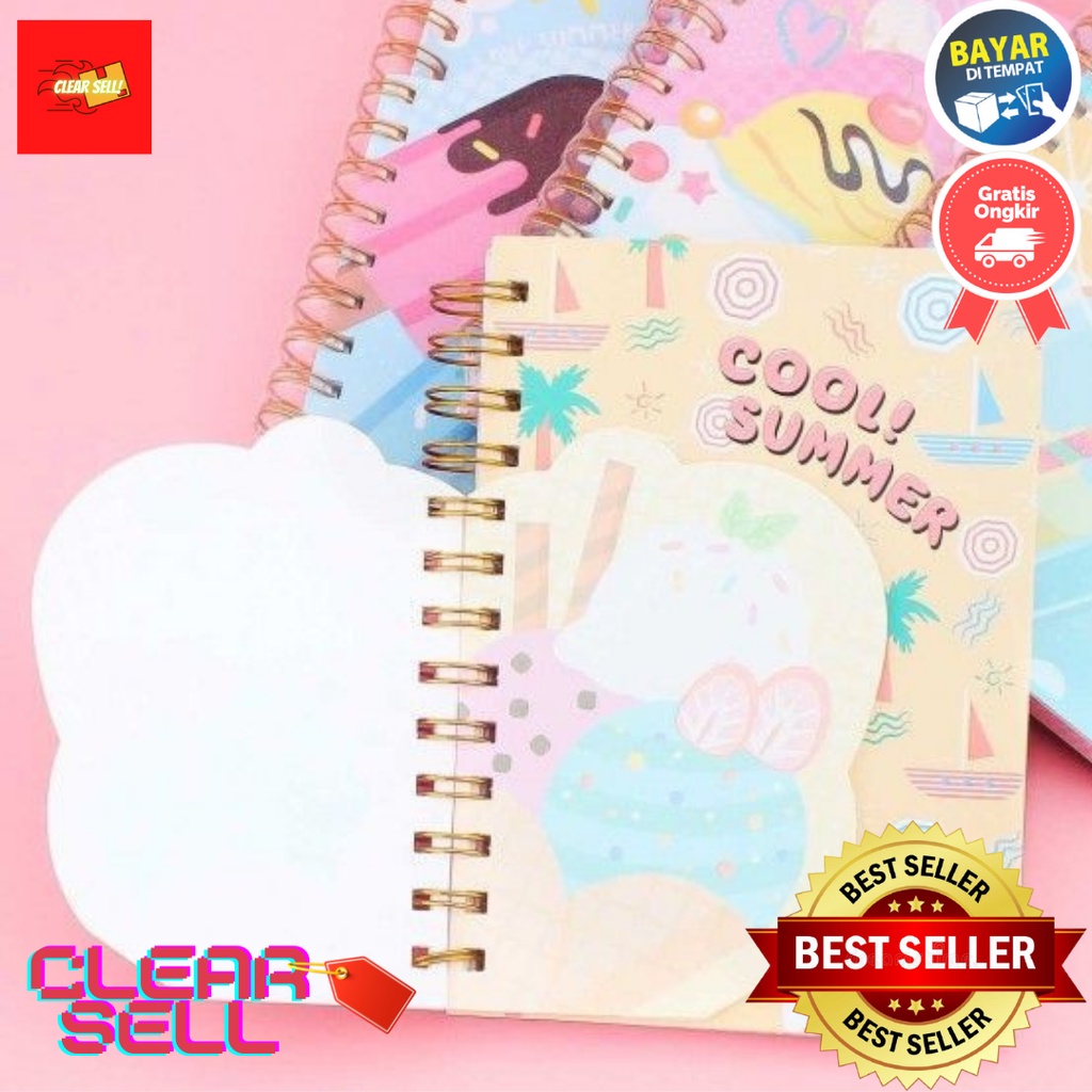 

Buku tulis / Notebook / Notepad motif cartoon ice cream 13030297