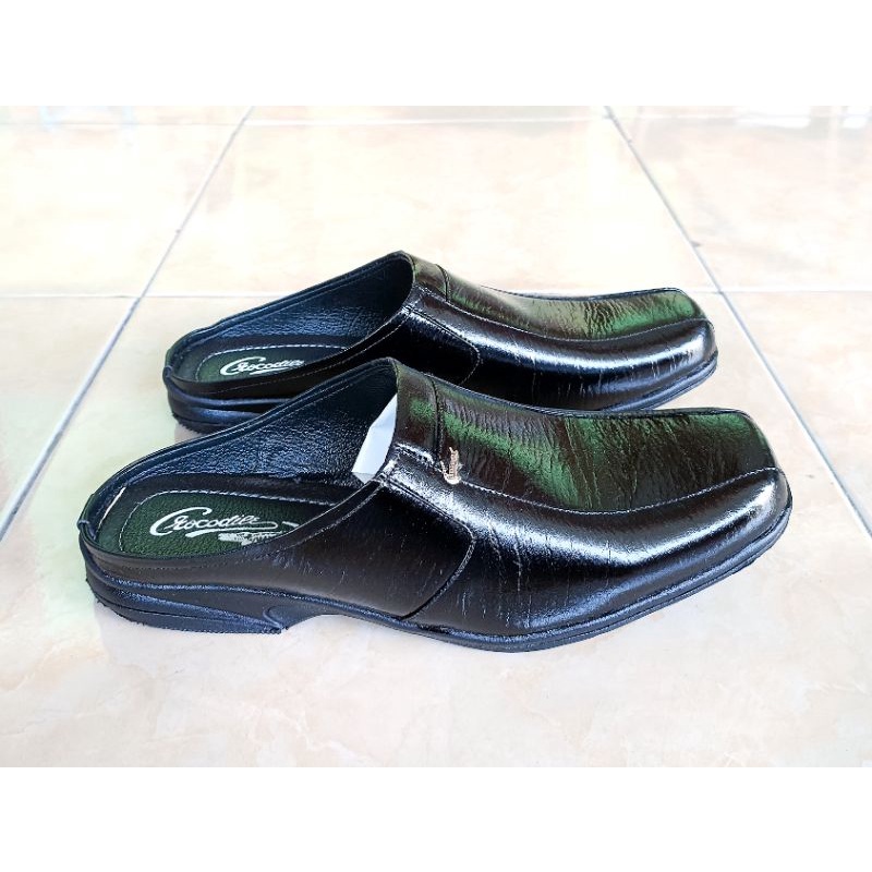 SEPATU SANDAL FORMAL KULIT ASLI SEPATU SLOP KASUAL