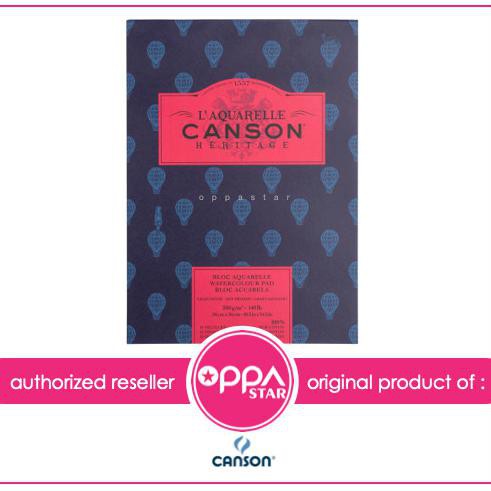 

Dijual Canson Heritage Hot Pressed 23X31 12S 300G - Kertas Gambar Watercolor Terlaris