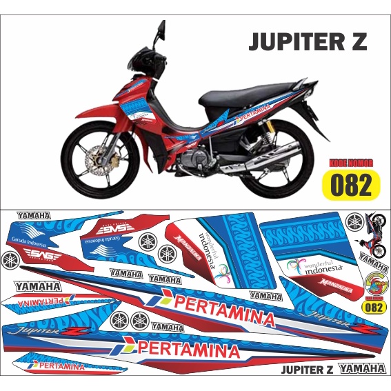 Striping sticker yamaha Jupiter z petronas 2002 -2006 / jupiter z petronas / jupiter z petronas