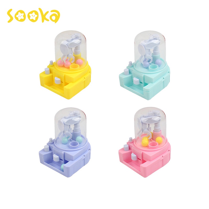 SOOKA Mini Claw Candy Crane Ball Mesin Capit Bola  Mainan Edukasi Mesin Capit Mini Untuk Anak Laki-Laki / Perempuan SK-GDA1081