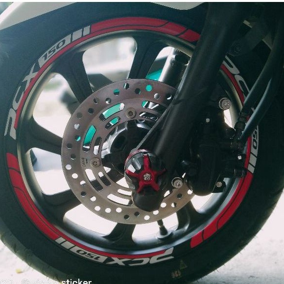 Stiker motor Velg Pcx 150 / Stiker motor cowok Velg Pcx 160 / Stiker Velg Pcx Murah