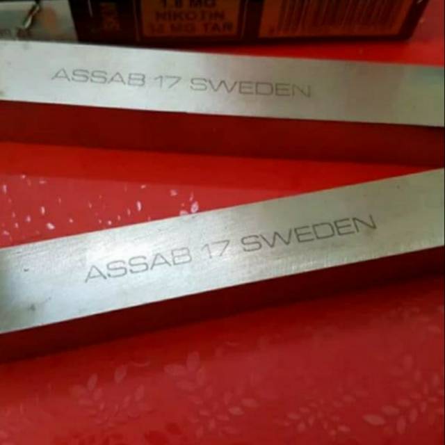 Pahat bubut HSS Square Tool Mata Pisau Bubut - HSS Bit ASSAB 17 SWEDEN 1/4 x 4 inch
