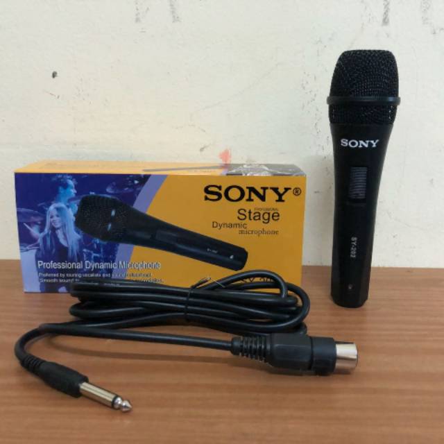 MIC KABEL SONY SY 202 STAGE KARAOKE