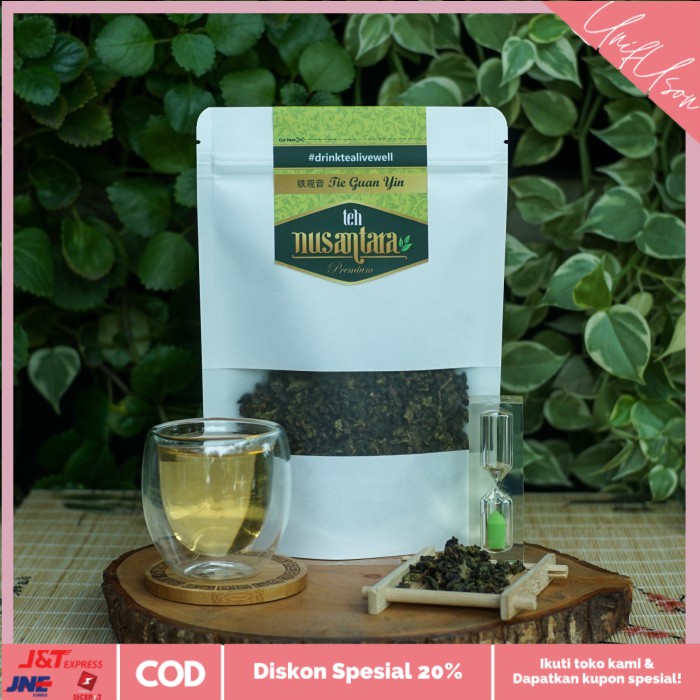 

⭐COD⭐ Combo Tie Guan Yin Oolong dan Calming Yellow Tea teh nusantara 25 gram