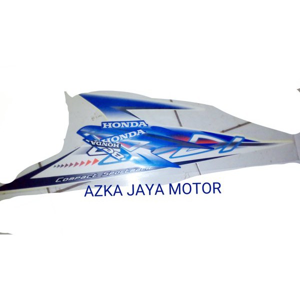 Striping Beat Karbu Biru putih .