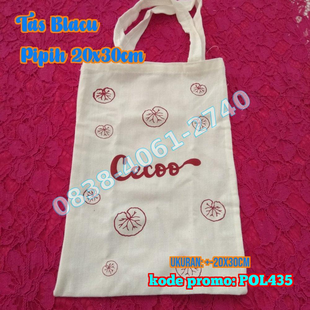 Khusus Grosir Tas Blacu Polos Blaco Ultah Souvenir Promosi Bahan Tebal 20x30