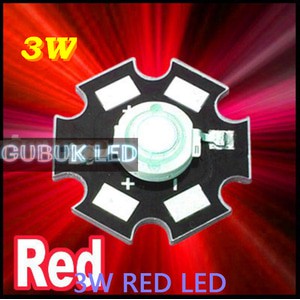 LED 3 WATT ( HIGH POWER LED 3 WATT ) - MERAH