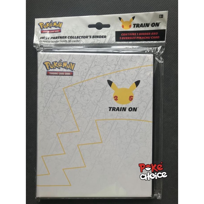 

Office & Stationery | Document Organizer | Pokemon 25 Anniversary Exclusive First Partner Collector Binder | Best Seller