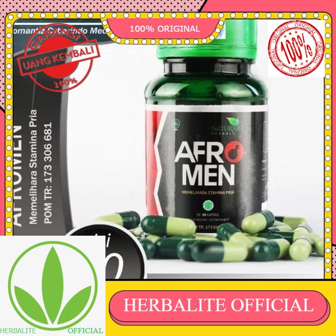 100% ORIGINAL MURAH MERIAH !! AFROMEN Kapsul Herbal Obat Kuat Pria Tahan Lama PRIVASI AMAN!!