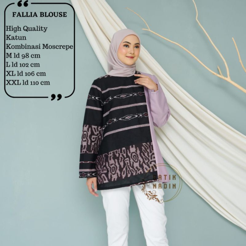Atasan Batik Wanita Modern dan Termurah Shopee M L XL XXL L4 L5