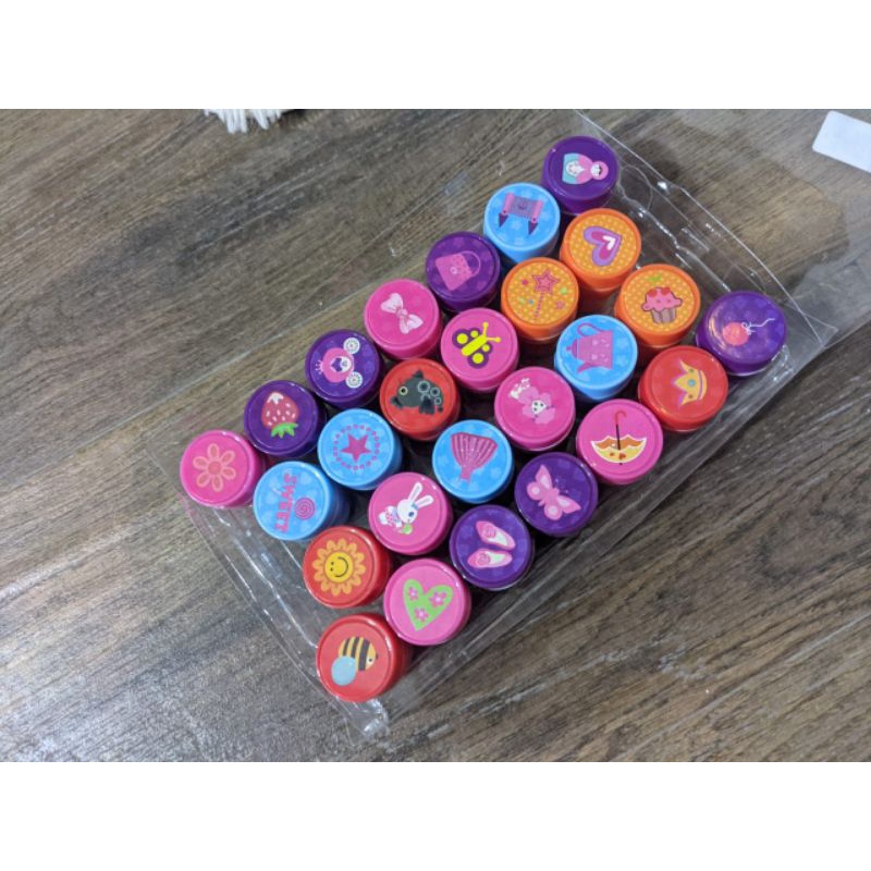 

Edufuntoys - 26 stamps girl princess pink stample