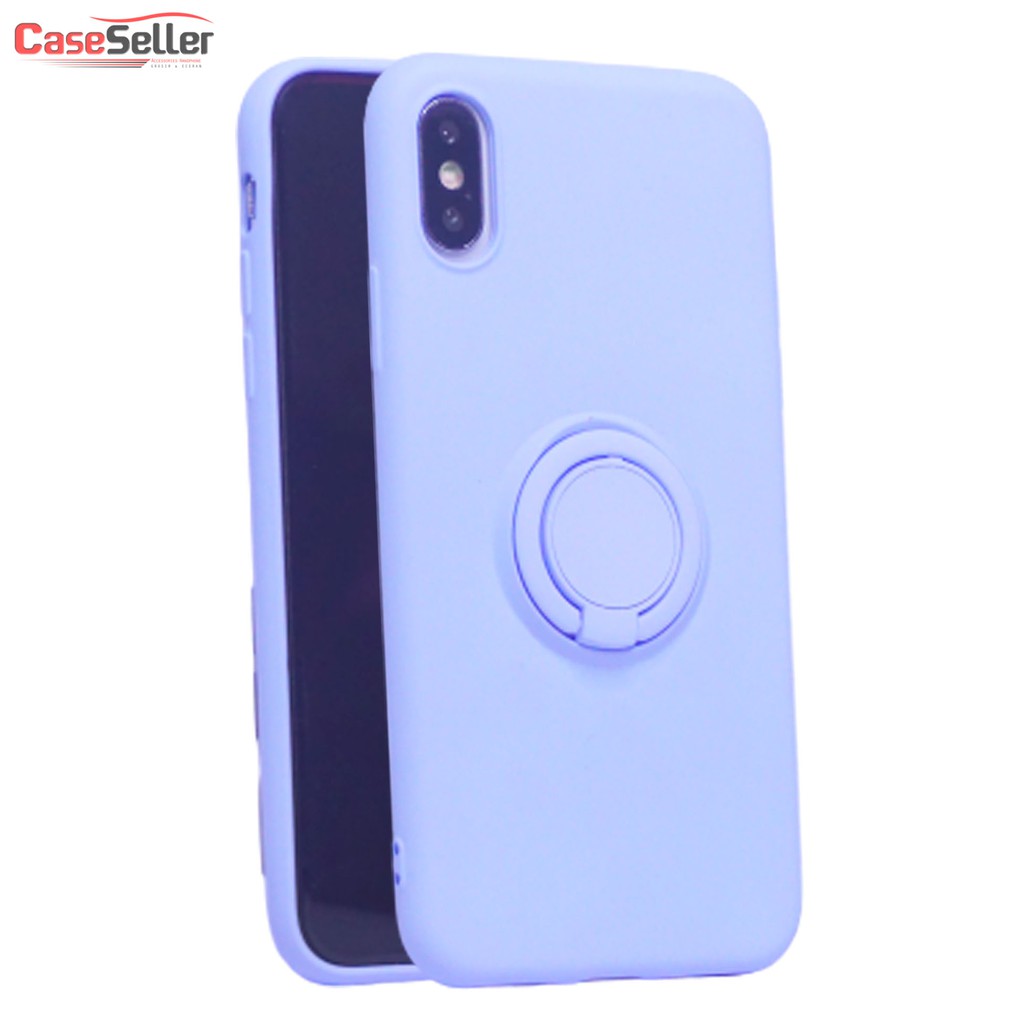 IPHONE 6G  6G+  7G  8G+  XR  XS MAX  X Series  Silicone Soft Case iRing CaseSeller