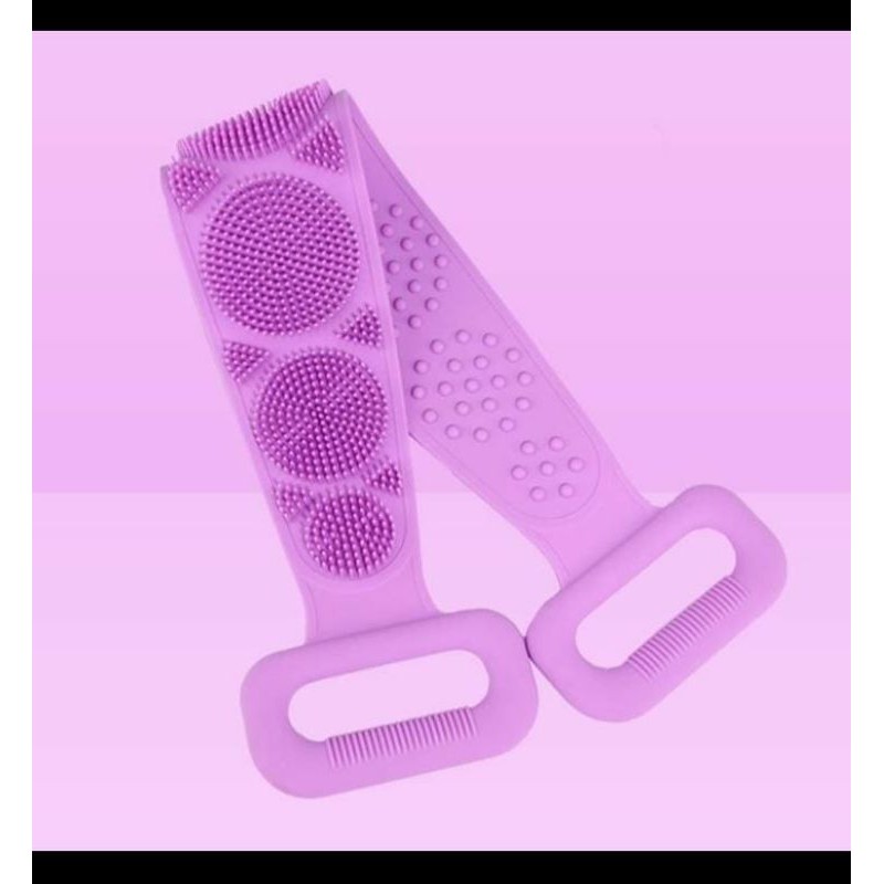 Sikat Punggung Scrubber /Silicone Bath Brush Massage Towel -Silikone Mandi Punggung Karet