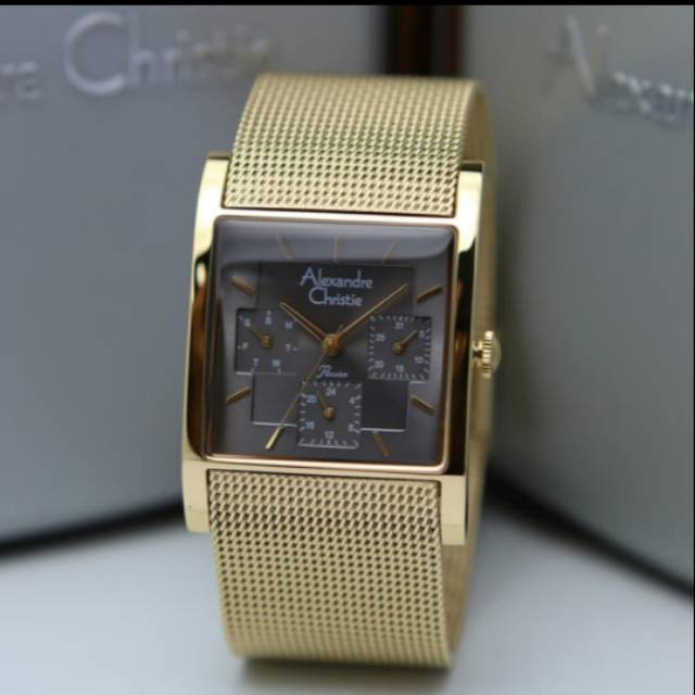Jam wanita Alexandre christie AC2814 gold