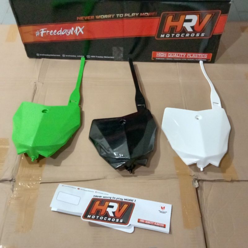 papan plat nomer klx 230 / cover nomer Kawasaki papan plat nomer KLX 230 new