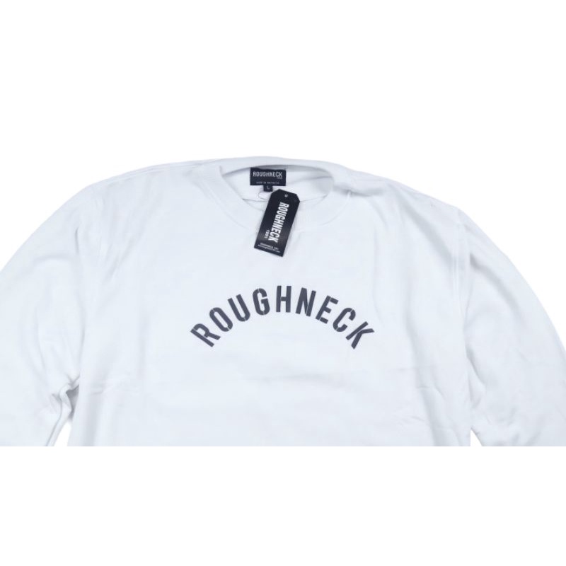 Roughneck SS101 White Sig Sea Camouflage Crewneck-sweatshirt roughneck-crewneck roughneck-PUTIH HITAM