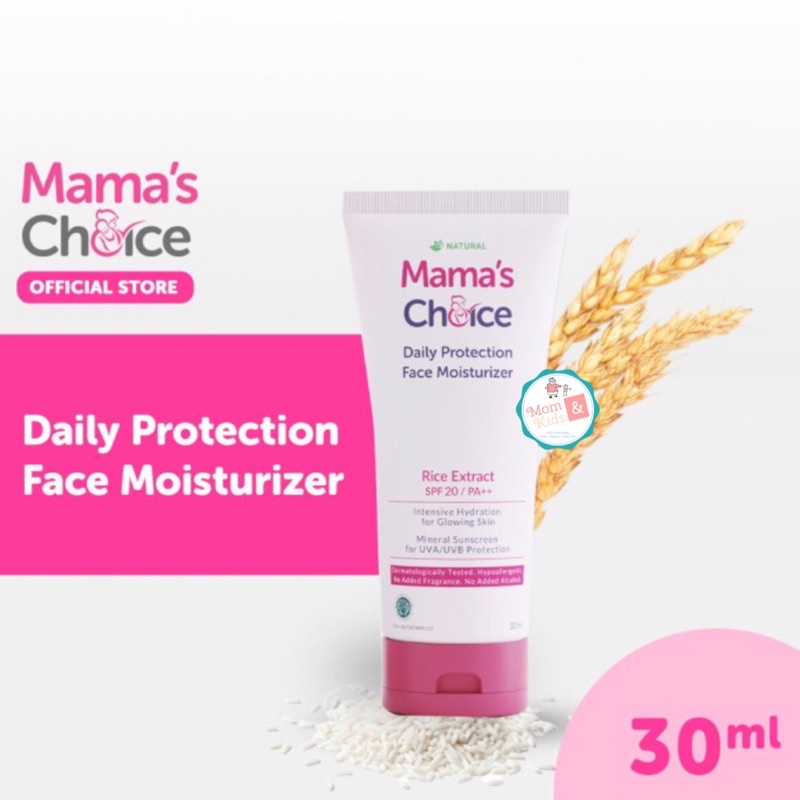 Mama's Choice Daily Protection Face Moisturizer 30ml | Mamas Choice Pelembab Wajah