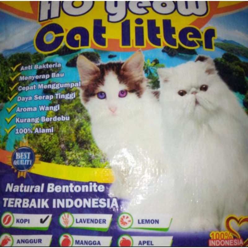 Pasir Wangi kucing HO YEOW all varian aroma 25liter