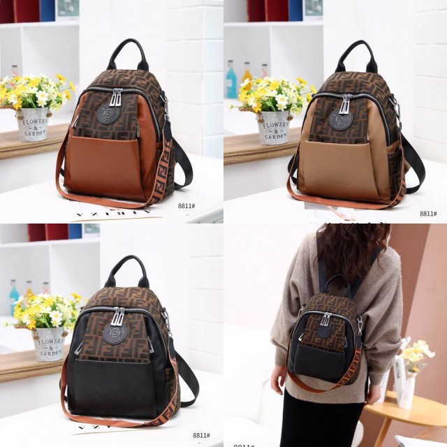 Tas Batam  Fendi FF Backpack 8811
