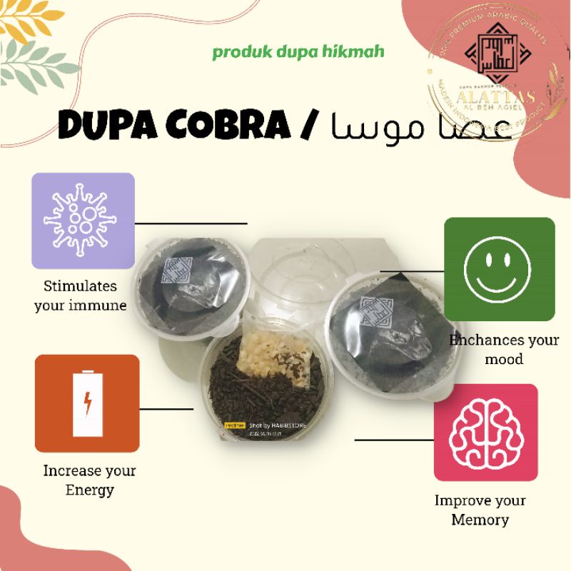 dupa bakhoor rempah kayu gaharu hikmah COBRA