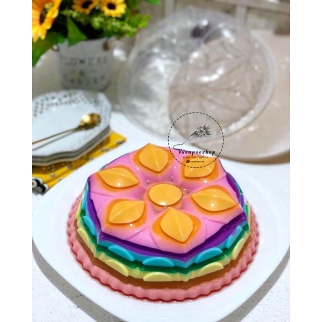 Cetakan Puding Lily / Cetakan Pudding Lily / Cetakan Agar Plastik / Puding Pudding Mold