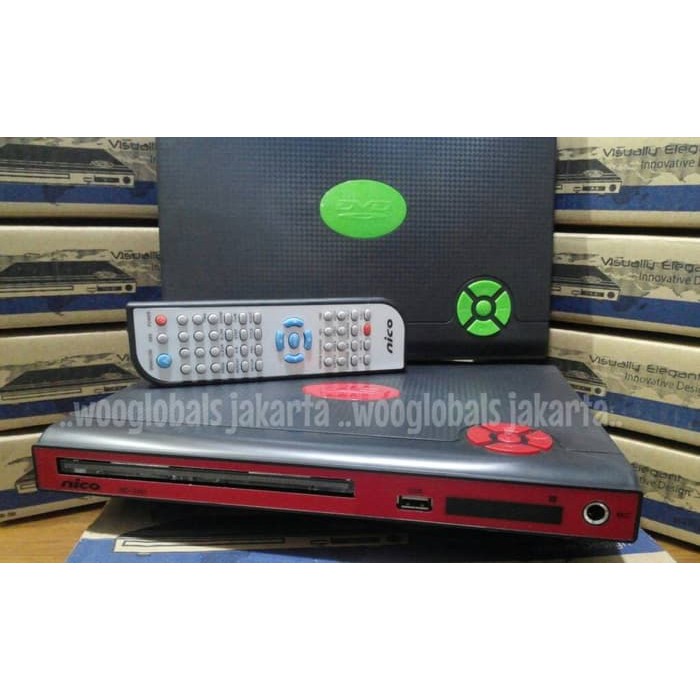 Jual ALAT PEMUTAR DVD MP4 PLAYER NICO NC 2501 INNOVATIVE DESIGN Murah