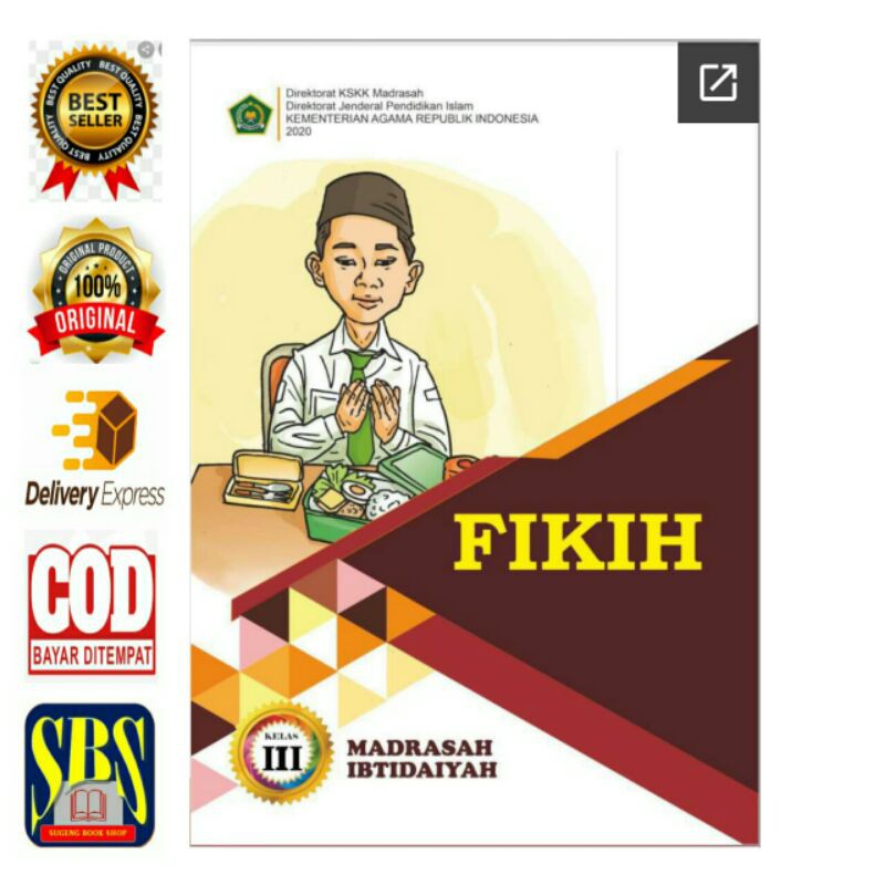

Buku FIKIH Madrasah Ibtidaiyah /MI kls 3 Direktorat KSKK Madrasah Kemenag RI thn 2020 Terbaru.