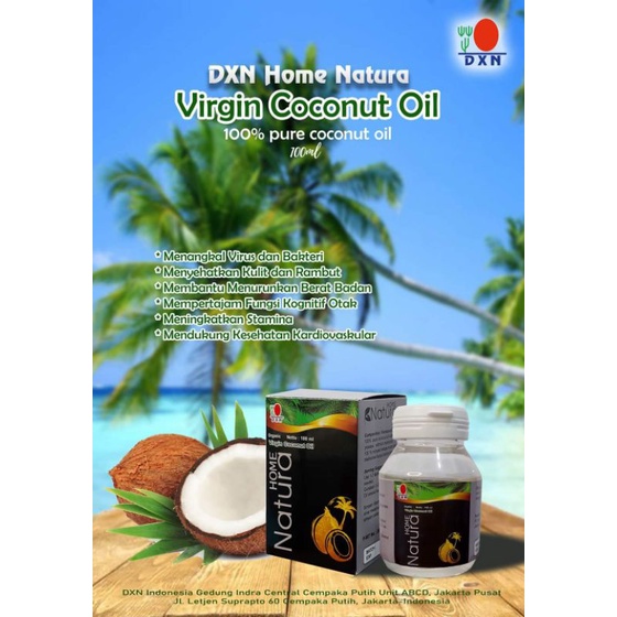 

VCO virgin coconut oil DXN ( 100ml )