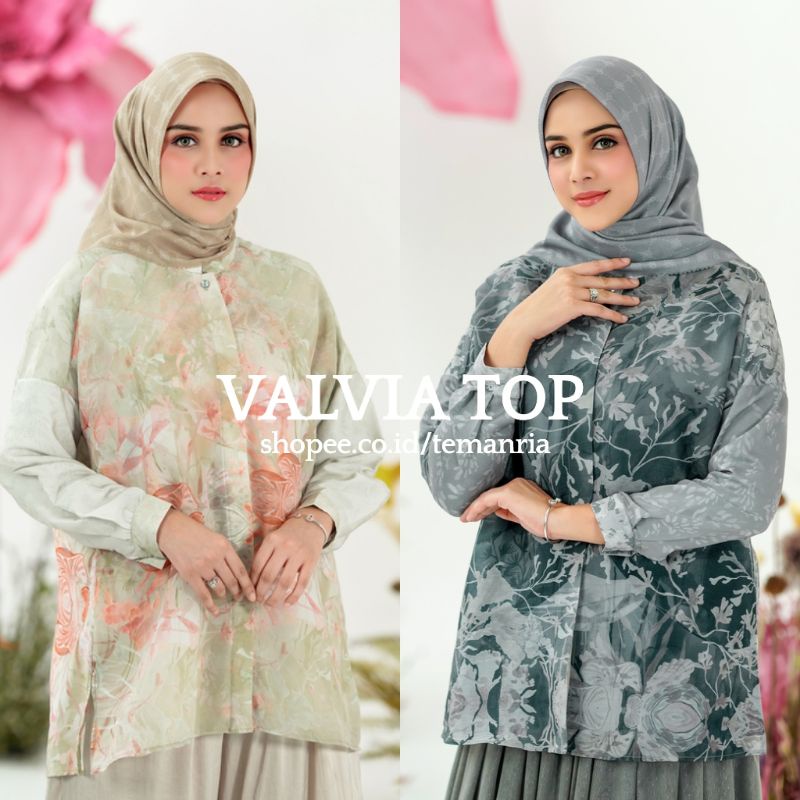 VALVIA TOP RIAMIRANDA x BUTTONSCARVES
