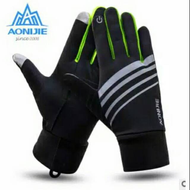 Aonijie glove sarung tangan windproof touch screen outdoor gloves outdoor M51