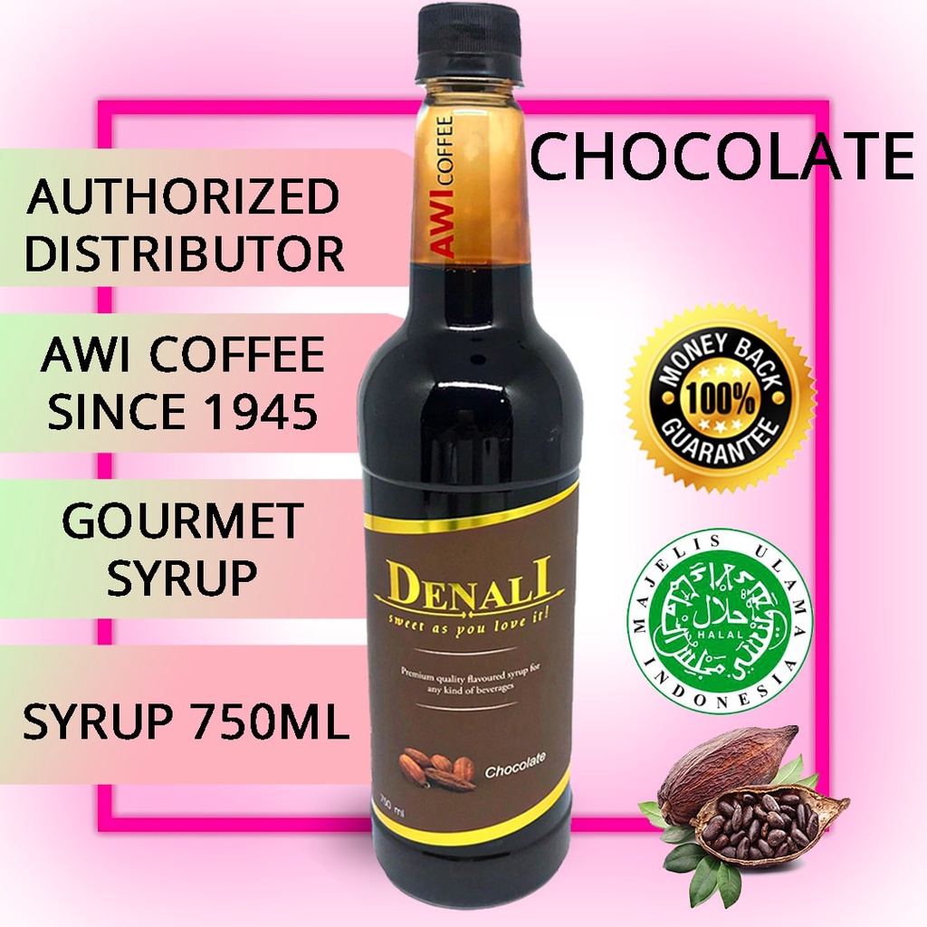 

Awi Segar Harum I Syrup Chocolate 750ml I denali I coffee | Flavored