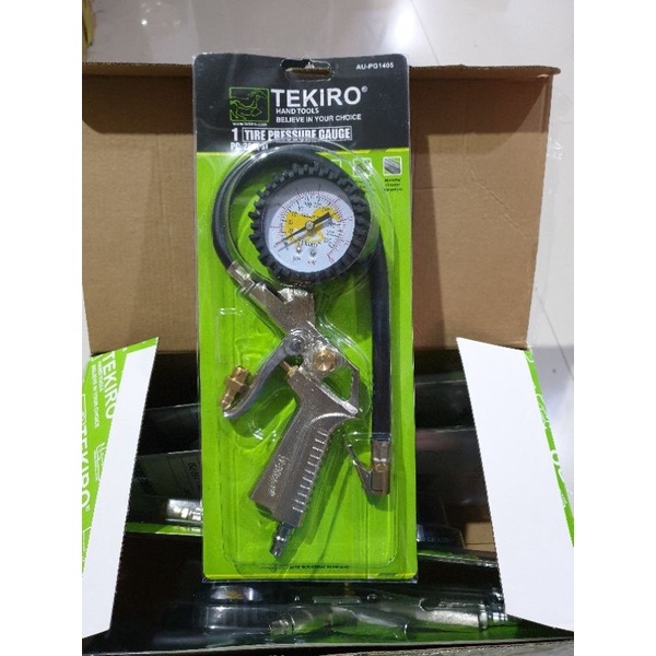 TIRE PRESSURE GAUGE TEKIRO INFLATOR 3 IN 1 TEKIRO ALAT ISI ANGIN UKUR BUANG ANGIN BAN MOBIL MOTOR