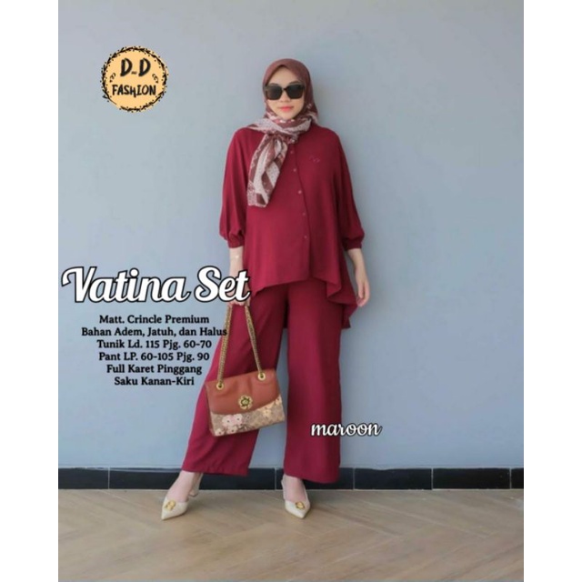 SET VATINA SETELAN BAJU WANITA TERBARU BY DND