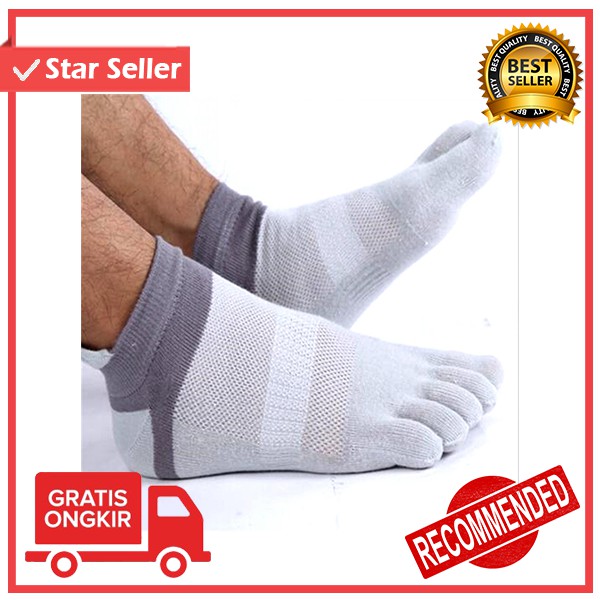 PROMO Kaos  Kaki  Lima Jari  Unisex Five Toe Socks Kaos  