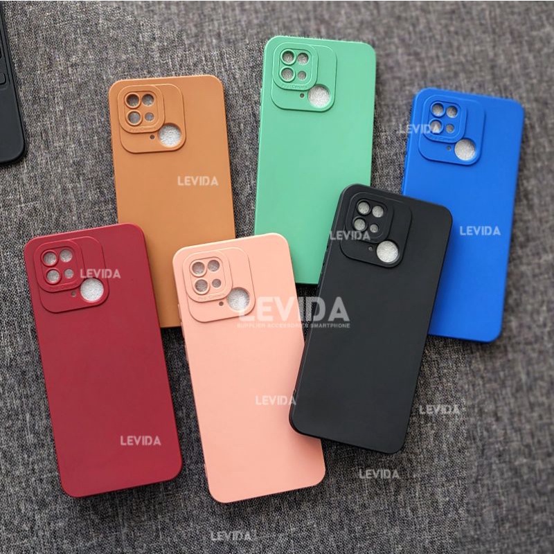 Redmi 10C Redmi 10A Redmi 9C Case Pro Kamera Case Slim BlackMatte Silikon Warna Case  Redmi 10C Redmi 10A Redmi 9C