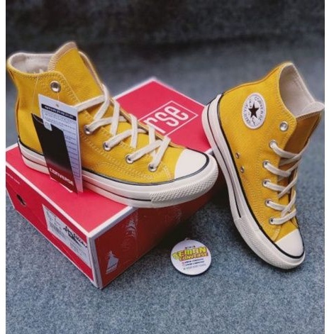 CONVERSE CT 70's high YELLOW GLOSSY (KINCLONG) IMPORT MADE IN VIETNAM