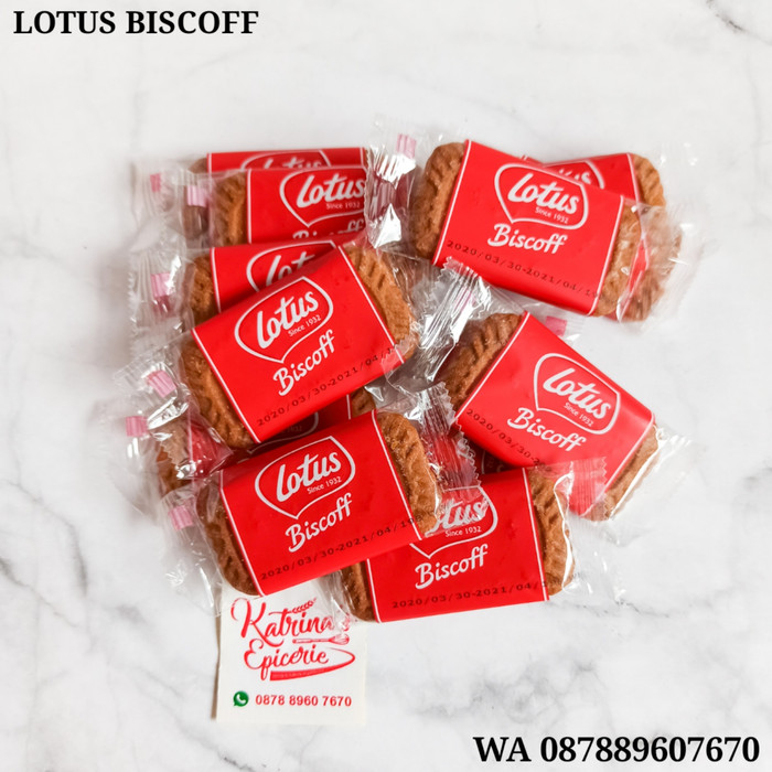 

FRESH STOK LOTUS BISCOFF 312,5 GRAM 50 PCS BISCUIT INDIVIDUAL PACK