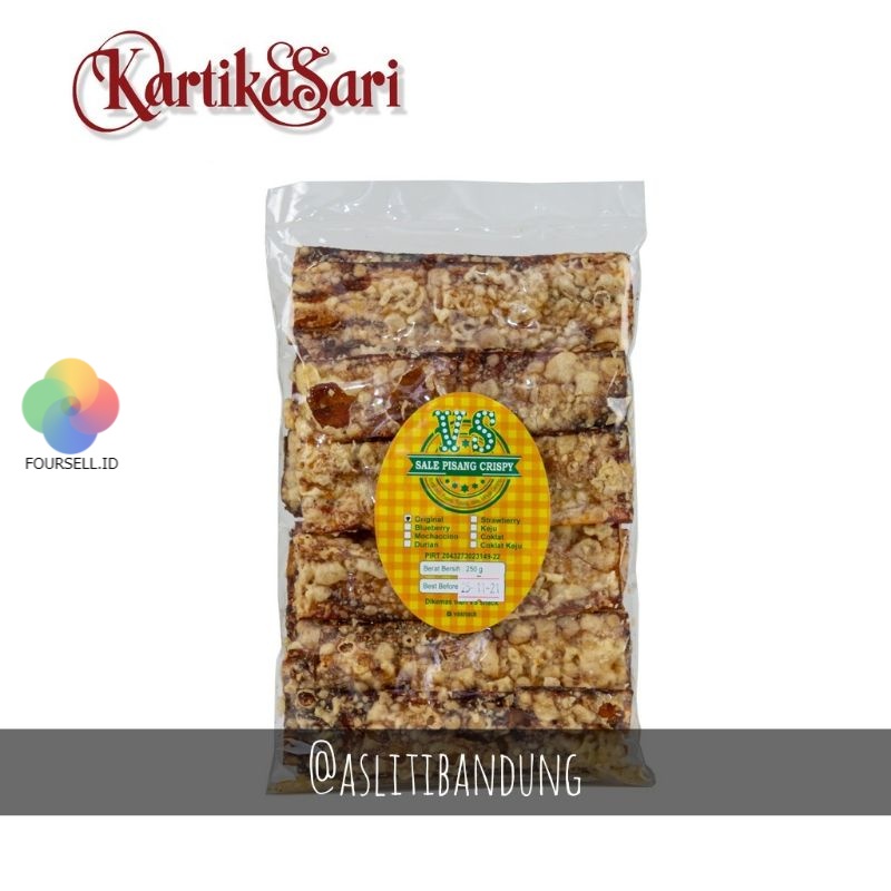 Kartika Sari - Sale Pisang Crispy 250gr Merk VS Asli Ti Bandung - Kartikasari Bandung Oleh Oleh Band